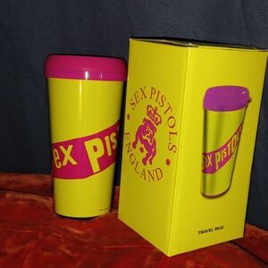 Sex pistols travel mug